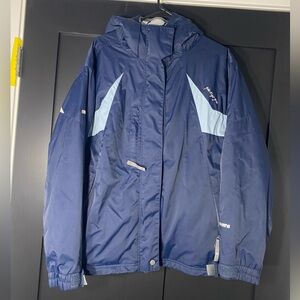 686 Women's Blue 3 in 1 Jacket with Light Blue Accents